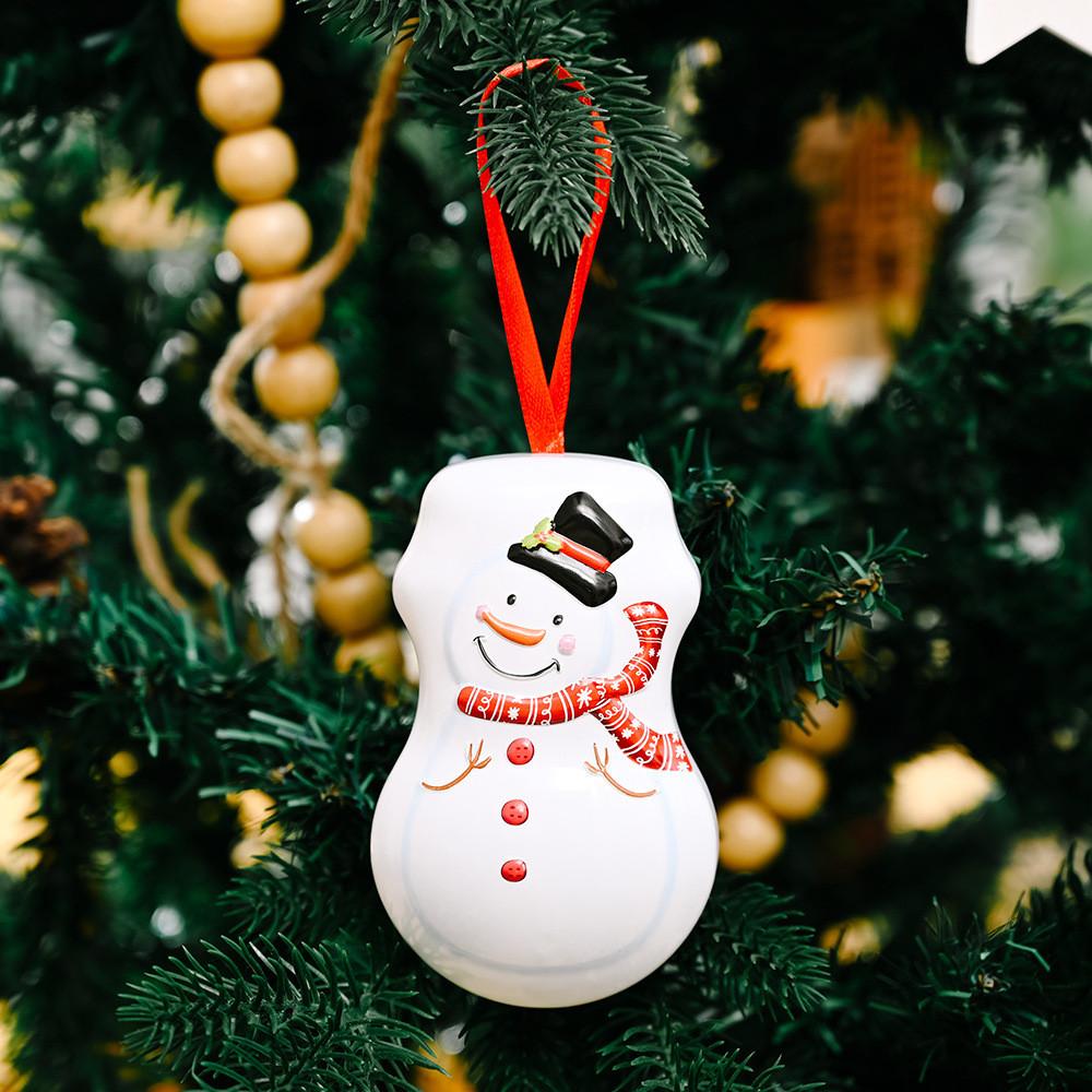 

Gourd Shaped Adorable Christmas Tin For Candy Storage Perfect Kids Gift Box Festivities For Gourd Iron Can C