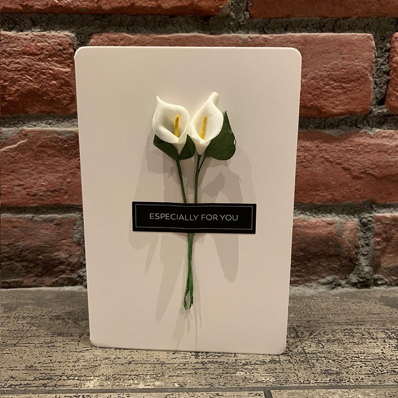 Mother'S Day Creative Simulation Flower Greeting Card Birthday Wishs Card Graduation Gratitude Card Teacher With Envelope Gift