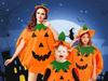 Halloween costume, pumpkin, orange, children', size , set