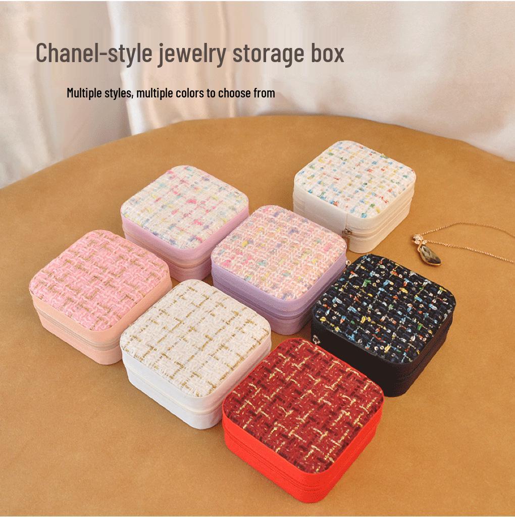 

New Arrival: Compact Jewelry Storage Box for Earrings & Rings - Simple & Portable Design