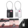 Customs Lock Luggage Lock Suitcase Lock Password Lock Travel Lock Practical Combination Padlock with Steel Cable