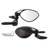1 Pair Motorcycle Rearview Mirrors With Handguard 2-in-1 Handlebar Reversing Mirror Universal