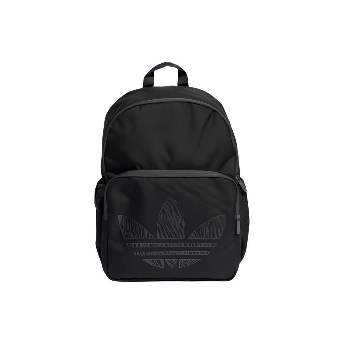Adidas Originals Polyester Fabric Backpack Regular Unisex Black One Size