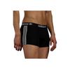 Adidas Originals Logo Muster Stretch Atmungsaktive Unterwäsche 3er-Pack Herren Unterwäsche Schwarz 4A1M56-000