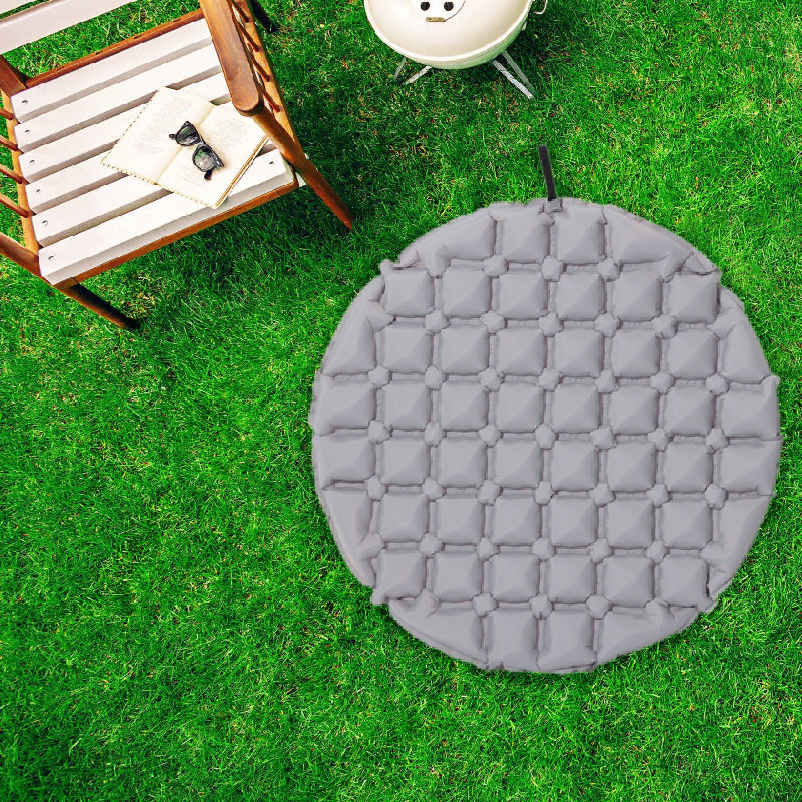 Подушка сиденья с воздушной подушкой, складная конструкция для стадионов и путешествий Gray