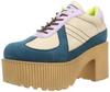 Yosuke Platform Shoes, 2608098, Men's, Beige Combination, Size 26.0 Cm