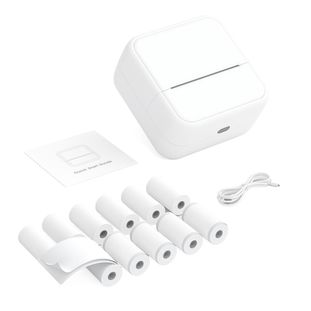 Mini taskuprinter Kaasaskantav termofotode kiirprintimine etikettide valmistaja masin BT Wireless Connect