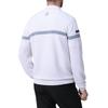 FootJoy Men's Chest-Lined Long Sleeve Crew Neck Sweater, White, Size M (FJ-S24-M12, 81829-M)