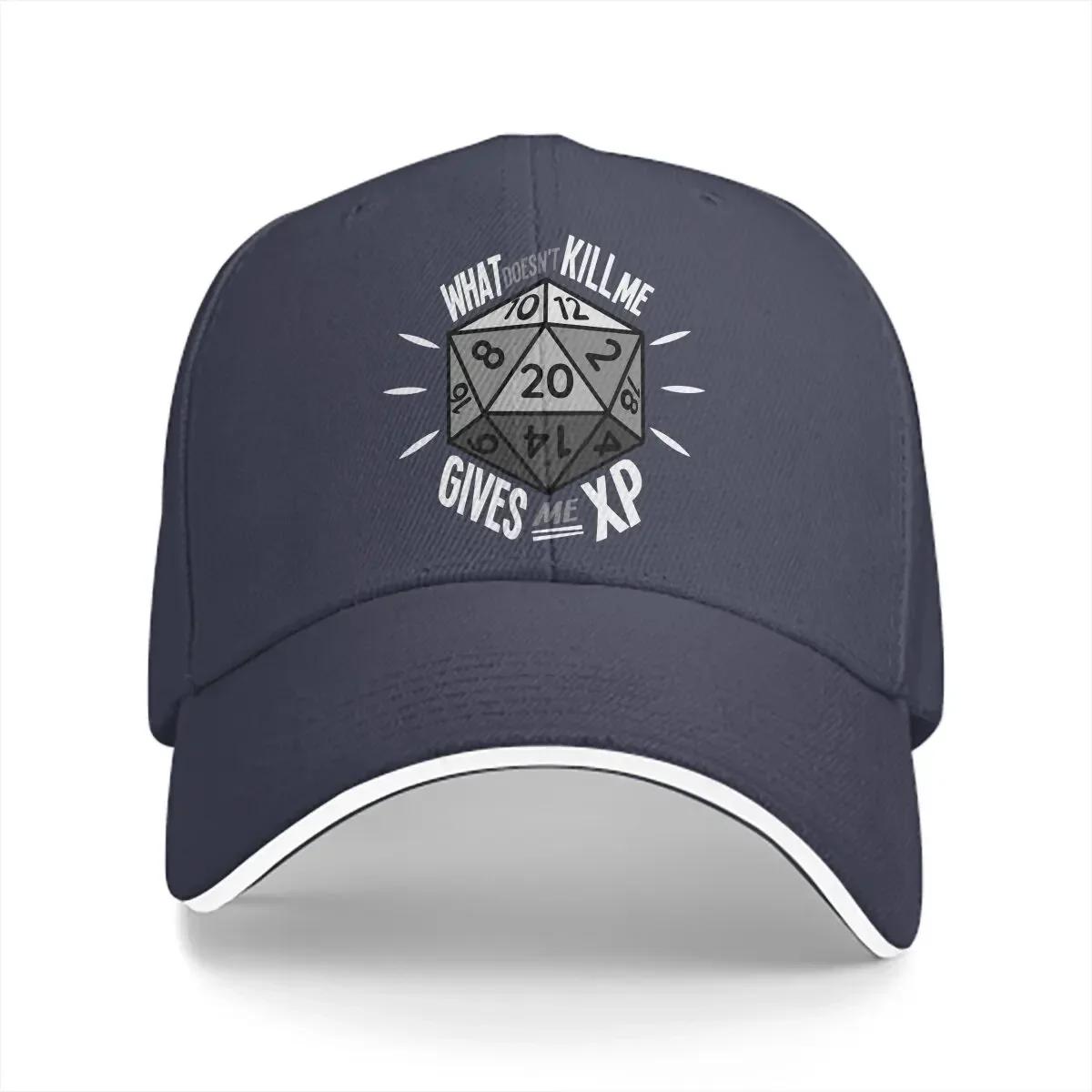 

Pure Color Dad Hats Gives Me XP WoUnisexs Hat Sun Visor Baseball Caps DnD Game Peaked Cap One Size