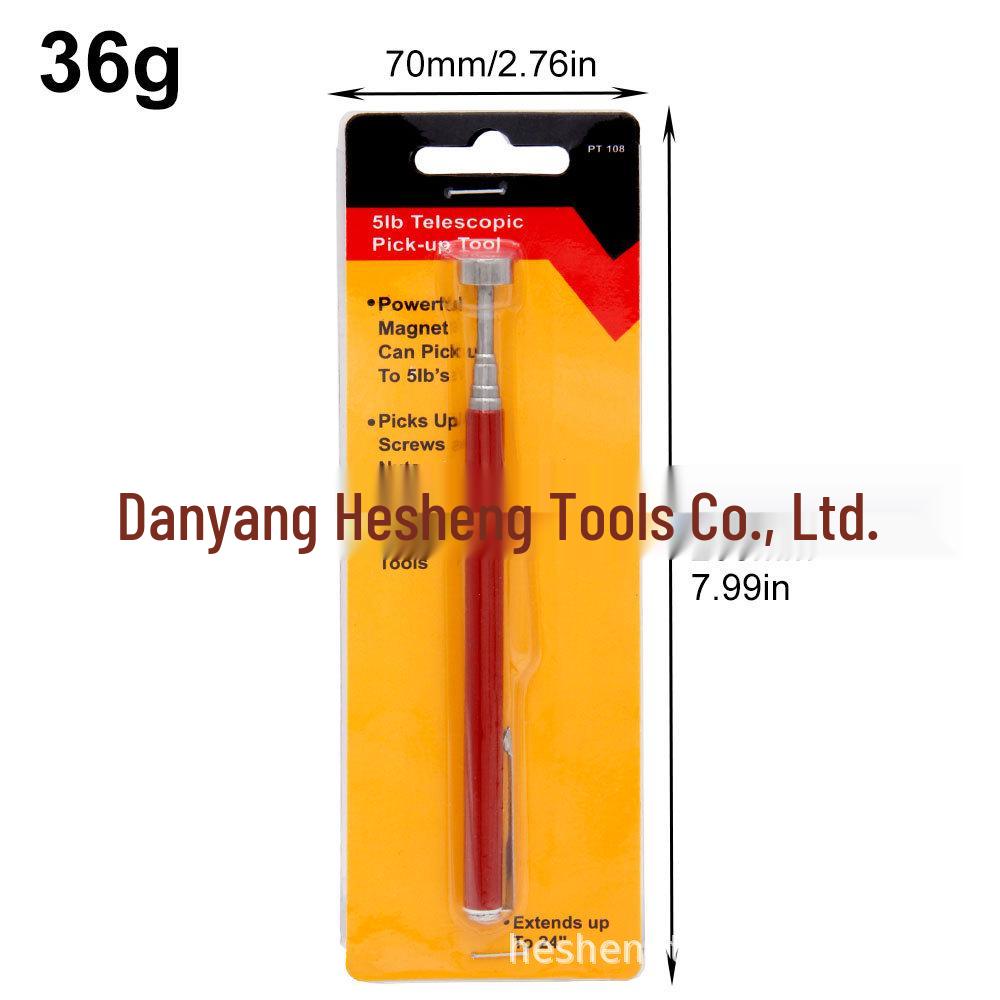 Portable Magnetic Extendable Pickup Tool with Clip