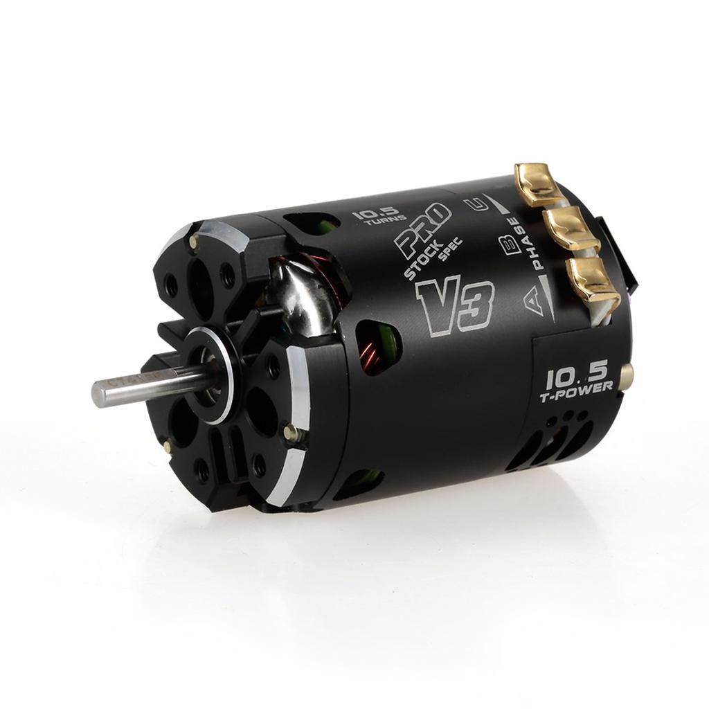 V3 540 10.5T 3800KV Brushless Motor 2 Pole Rotor RC Car for High Performance Power Conversion