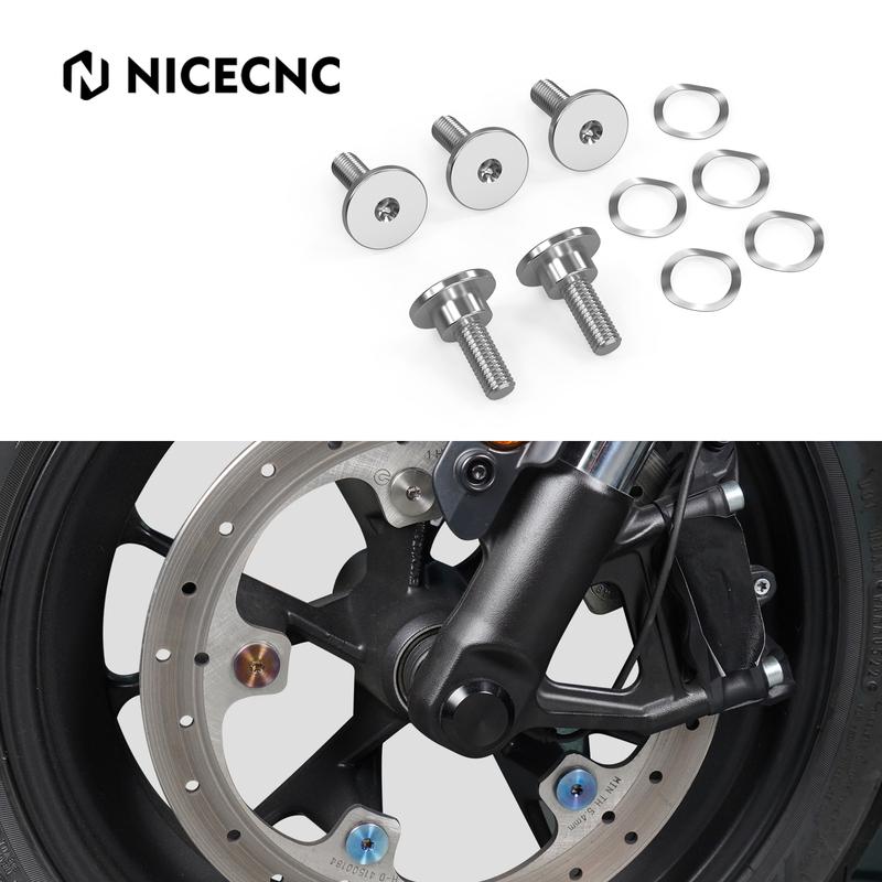 Front Brake Rotor Hardware Bolts Kit For Harley Sportster S RH1250S Pan America 1250 RA1250 /Special RA1250S 2021-2024 2022 2023