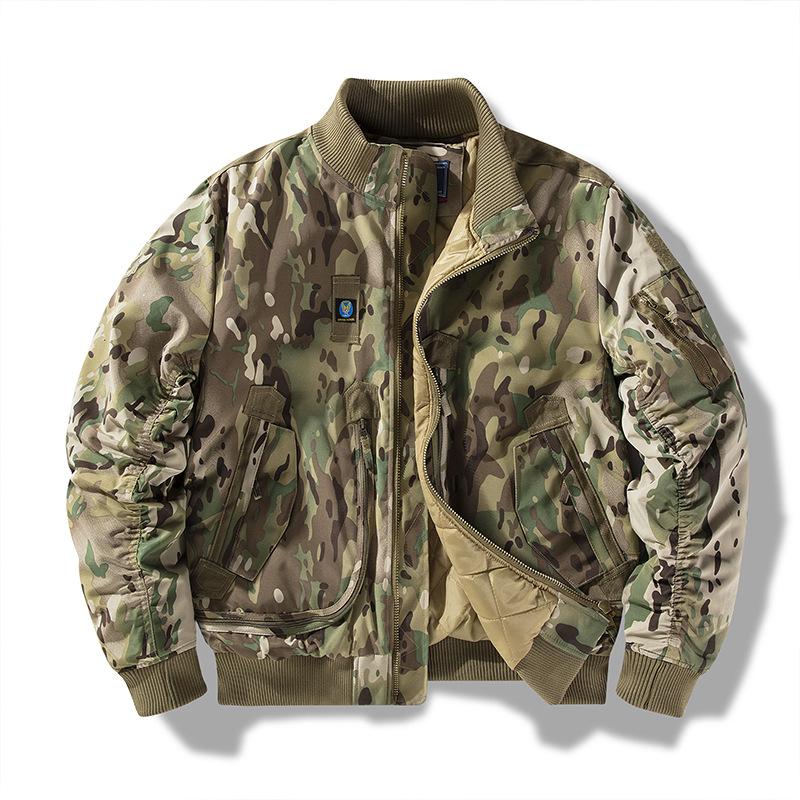 Herfst Winter Tactische Bomberjack met Opstaande Kraag – Geïnspireerd op Luchtmacht Piloten Baseball Uniform