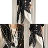 Original Design Black Print Scarf For Women Ethnic Style Fashion Accessory