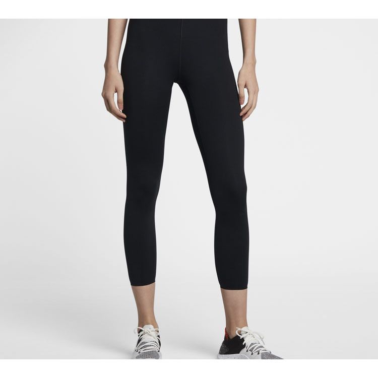 Nike High Elasticity Training Tight Shark Fitness Pants Women Bottoms Black AV9878-010