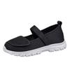 Ladies' Barefoot Walking Shoes, Velcro Adjustable Flat Shoes, Arthritis Edema Casual Shoes, Breathable and Convenient Slip In Sports Shoes