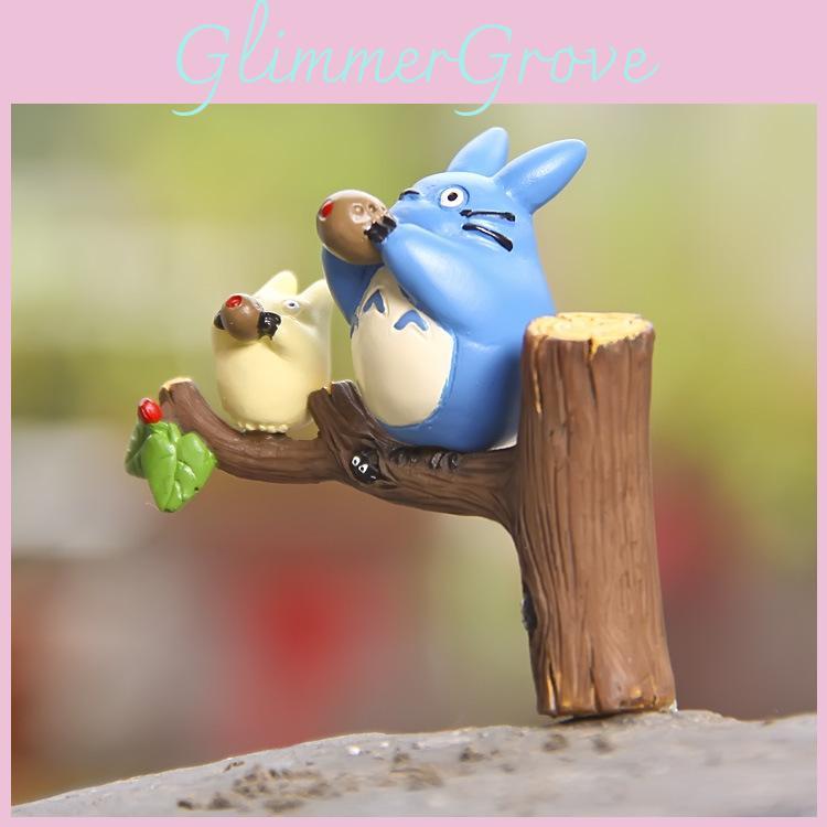 My Neighbor Totoro Tree Drinking Water Scene Model Garden Decor For Home Office Gift