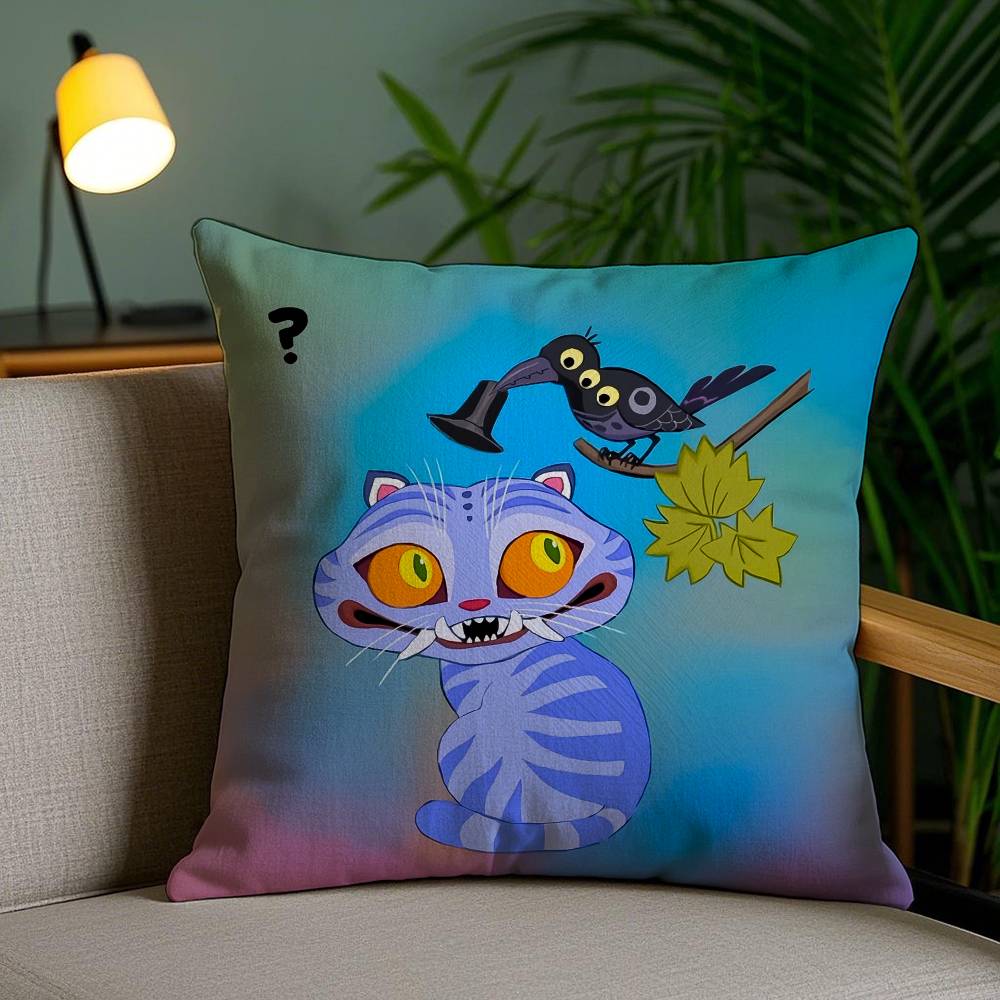 

K-KPop Demon Hunters Pillow Case Anti-dustmite Invisible Zipper Sofa Bed 12x12Inch