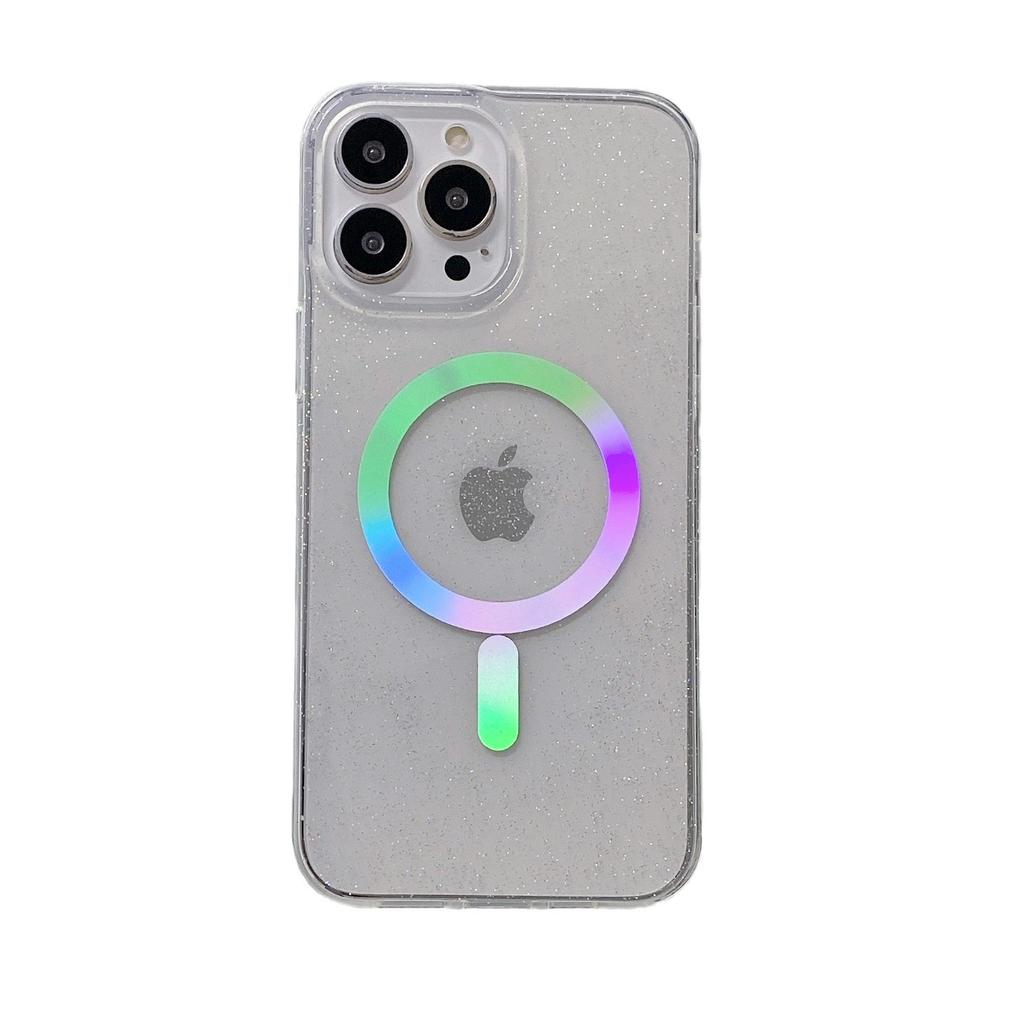 Подходит для iPhone16 с Star Glitz и Apple 14pro, Сильное магнитное притяжение 15 Высокопрозрачных чехлов для телефона