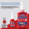 LOOLIFL 271 Red Thread Locker High Strength Removable Screw Lock Glue, Anti-Vibration Anti-Rust Sealant Metal Fasteners Bolts