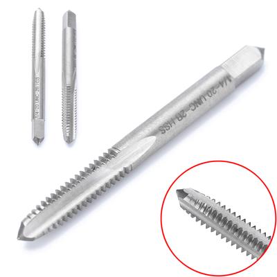 1/4-20 UNC-2B HSS בורג הקשה עם הברגה ימנית מקדחה נקודת ספירלה חלילים ישרים