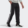 Adidas Striped Loose Straight Training Pants Men Bottoms Black GK8982