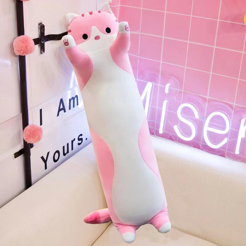 

Children s Toy Stuffed Animal Pillow Cute Cat Pillow Soft Plush Long Cat Pillow Birthday Gift Stylish Appearance Practical Daily Use 50CM
