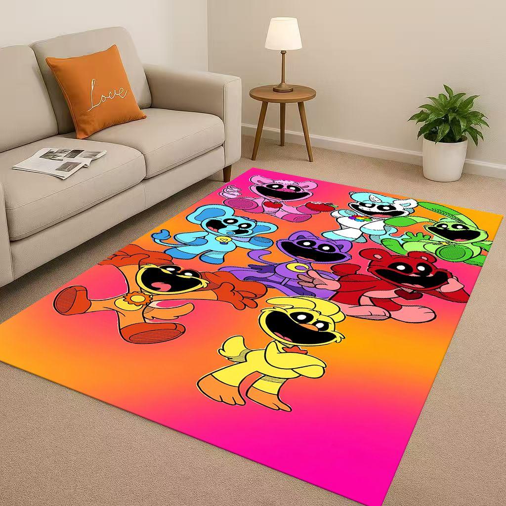 Classic Cartoon S-Smiling C-Critters Craftycorn Catnap Living Room Non-Slip Area Rug Carpet for Bedroom Sofa,Home Decor Doormat