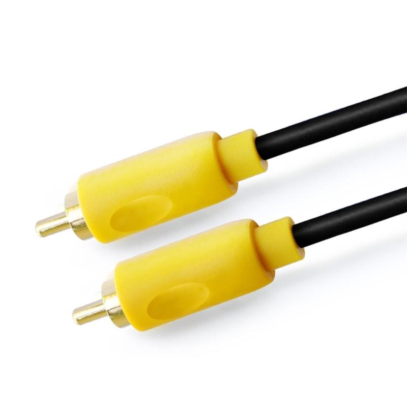 Audio Cable Gold Plated Digital RCA To RCA Male Coaxial Coax Amplifer SPDIF Home Video TV Audio Cable Accessories