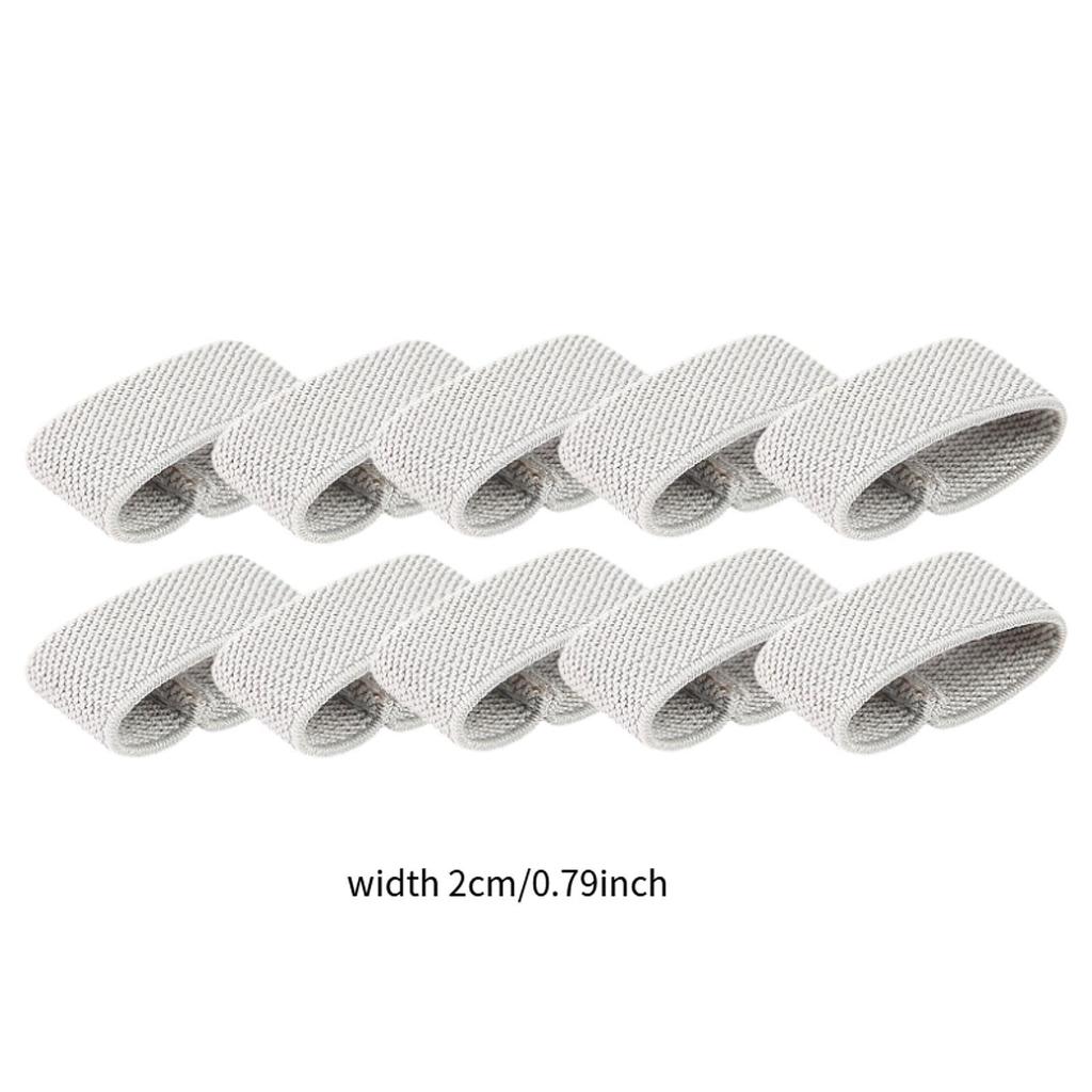 10 Stück Elastische Gürtelhalter Gurtbandhalter für Hosen Gürtelzubehör Gurtbandschlaufe Gürtelschlaufen Gürtelhalter Band Riemen Halter