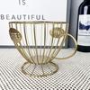 Metal Wire Coffee Display Basket Large Capacity Fruit Snack Storage Rack K Cup Organizer  Home Use