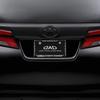 DAD GARSON D.A.D Crystal License Frame II (Number Plate Frame) Rear Model [Black/White] Crystal SB193-01-01