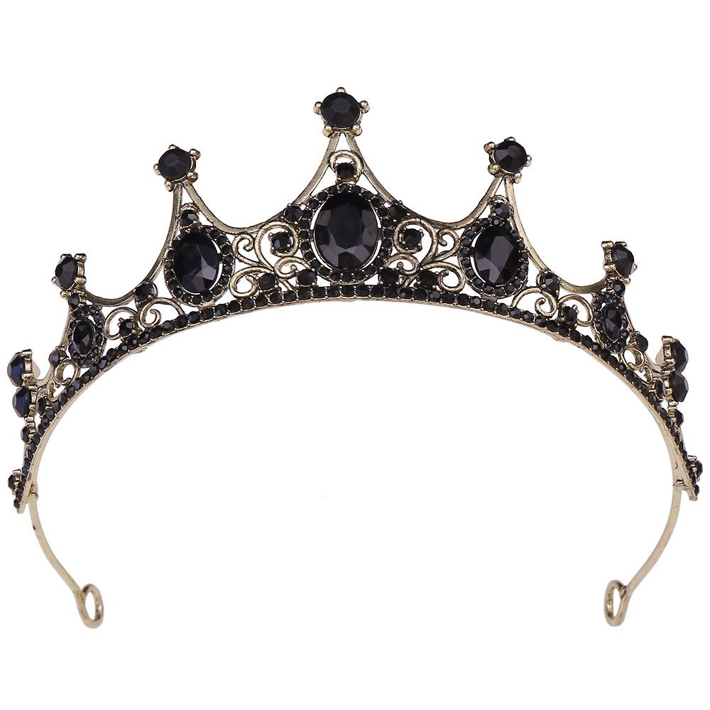 Neue Brautkopfbedeckung, exquisite Strasskrone Braut Prinzessin Krone Hochzeitszubehör Krone Haarschmuck