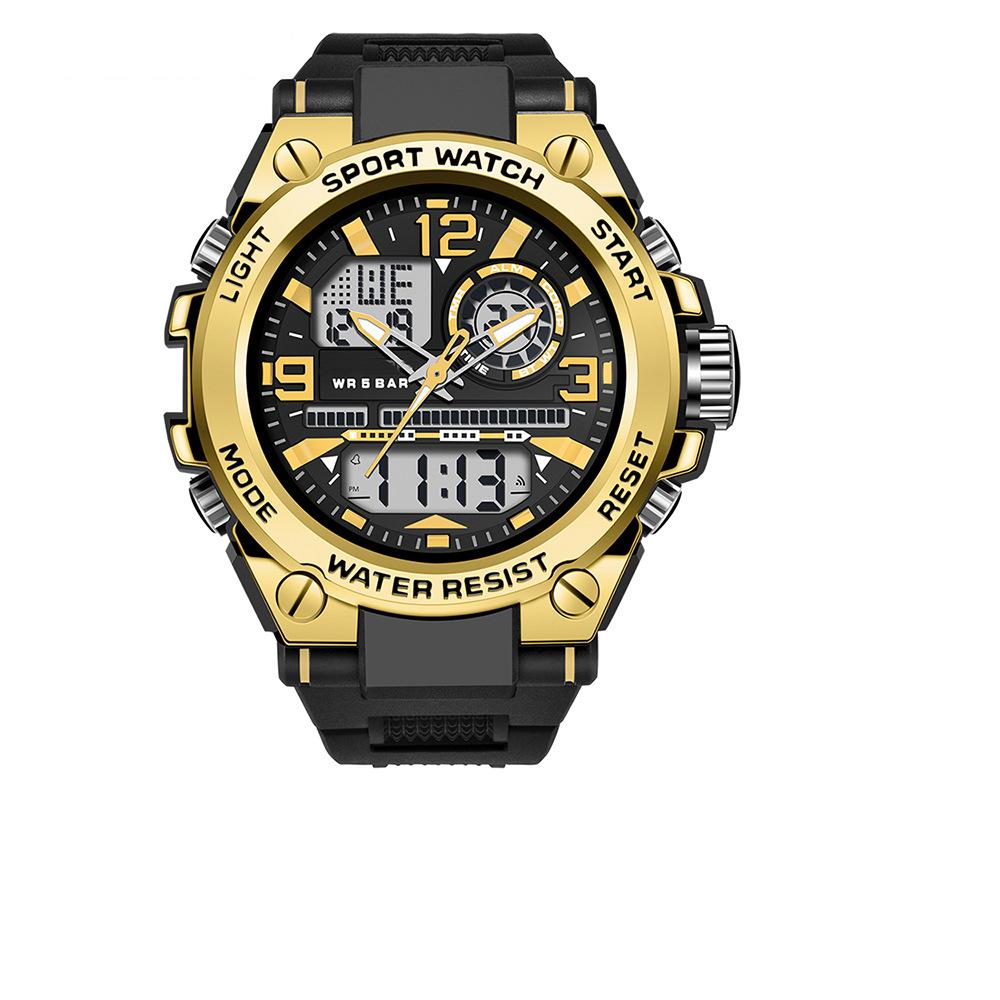 Military Quartz Watch Dual Display Men Sports Watches G Style LED Digital Waterproof Watches