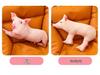 Realistic Pig Hug Pillow Plush Toy - Creative Sand Sculpture Sow Doll Gift for Friends