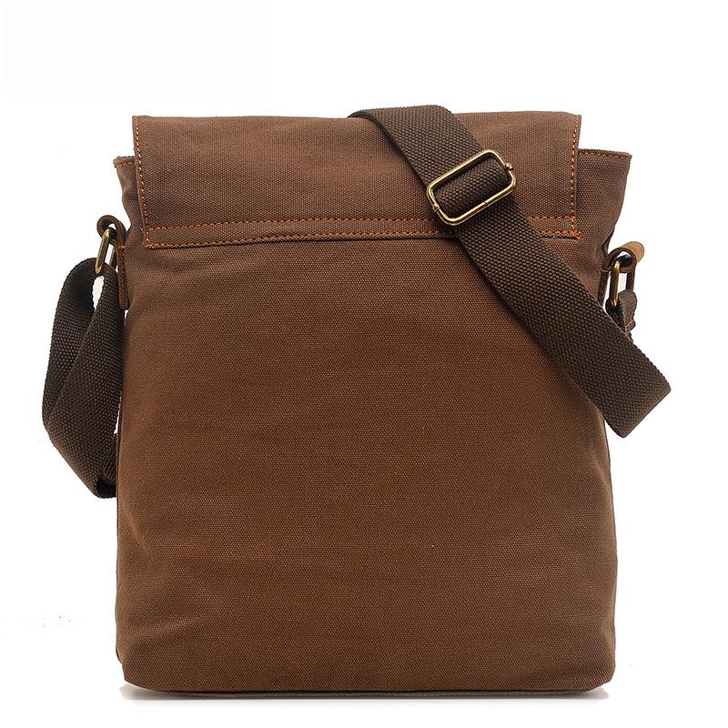 Canvas Bag Vintage Messenger Bag Brand Business Casual Travel Satchel Single Shoulder Bag Unisex Crossbody Bag Male