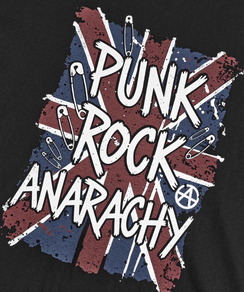 LERENNE Punk British T-Shirt - Black