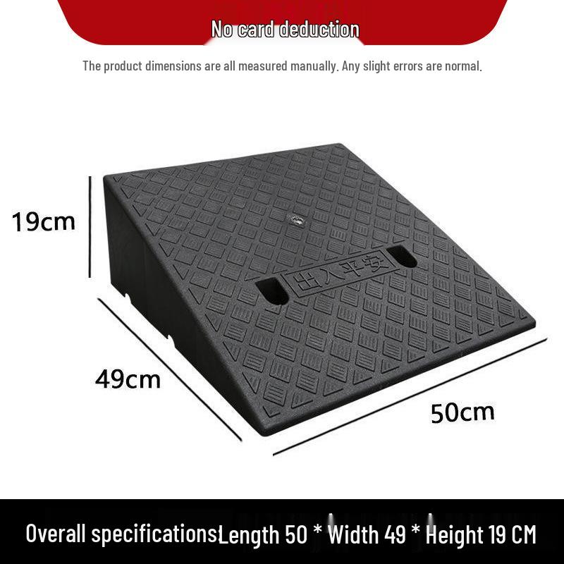 Plastic Uphill Ramp & Curb Speed Bump Pad