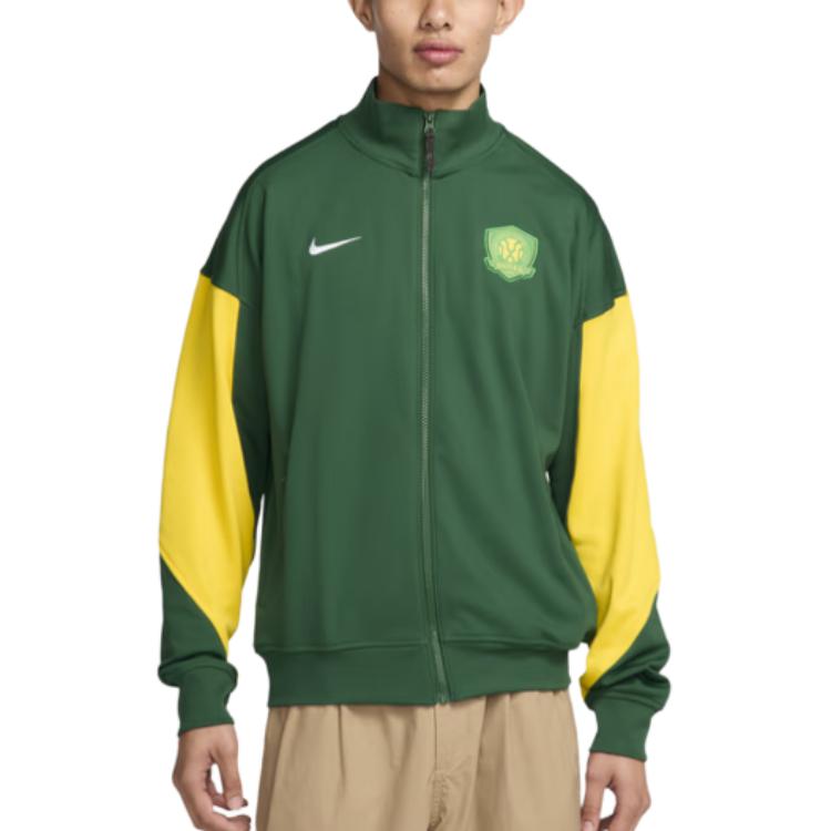 New Nike Dri-FitAcademy Soccer Jerseys Men's Canyon Green/Travel Yellow HM5719-341