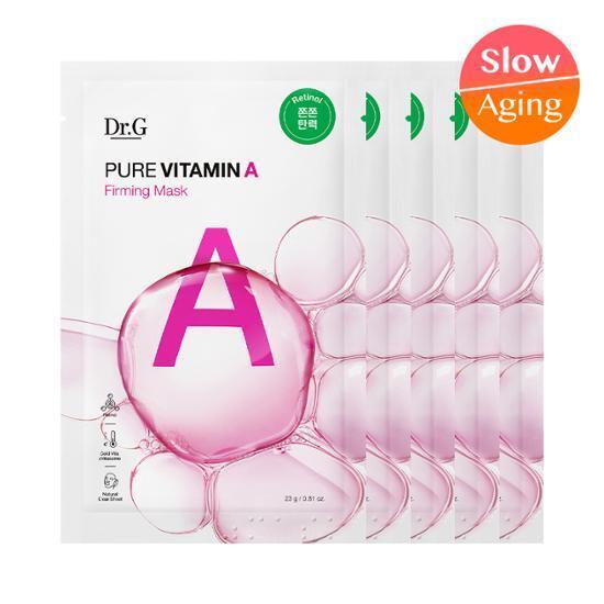 

Dr.G Pure Vitamin Mask 5 Sheets (Elasticity/Vitamin/Moisture) Vitamin A Elasticity 5 sheets