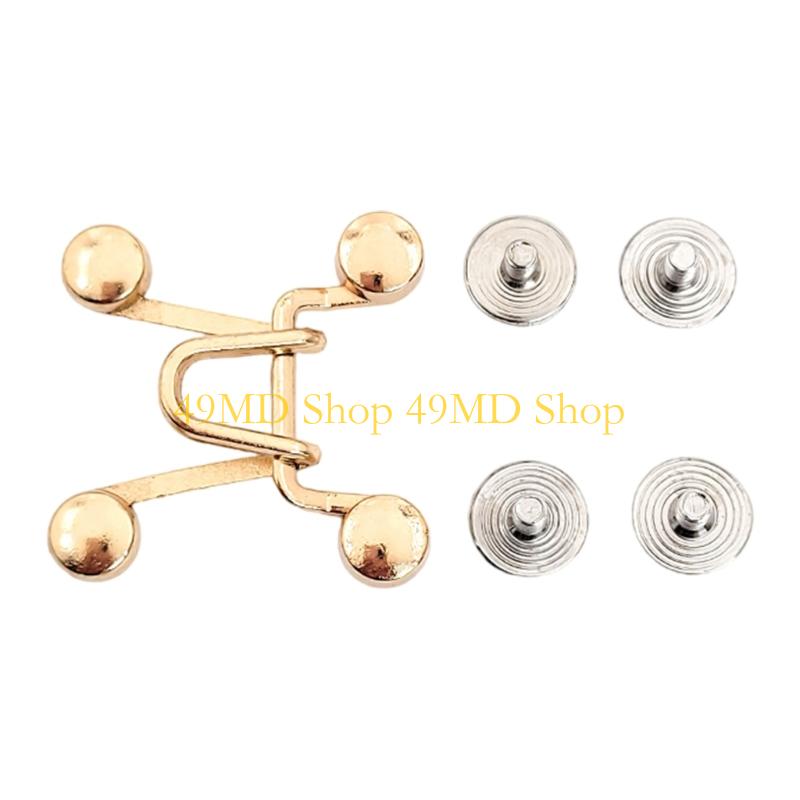 

49MD Adjustable Tighten Waist Button Pin for Women Jeans Fastening Waist Button золотой
