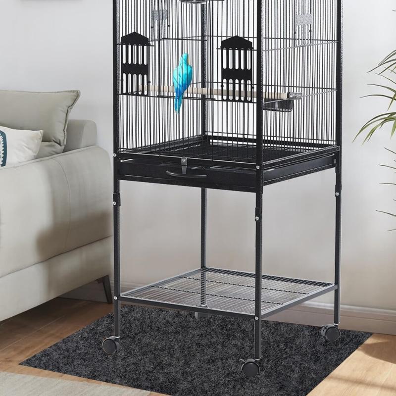 Felt Pet Carriers Liners With Waterproof Backing Thermal Insulation Scratchproof Cage Mats For Dog Cats Crate Bedding