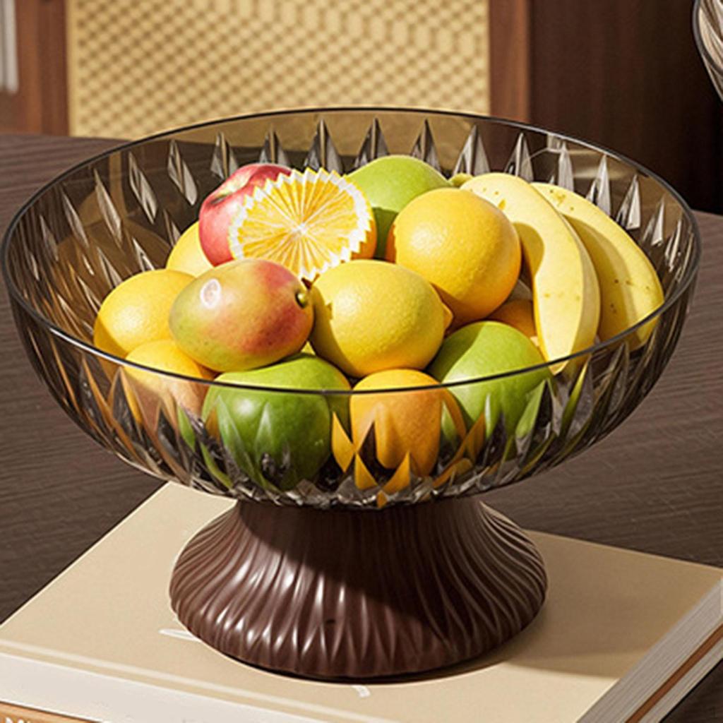 Decorative Bowl with Pedestal for Fruit, Modern, Round, Desserts, Plate Stand, for, Centerpiece