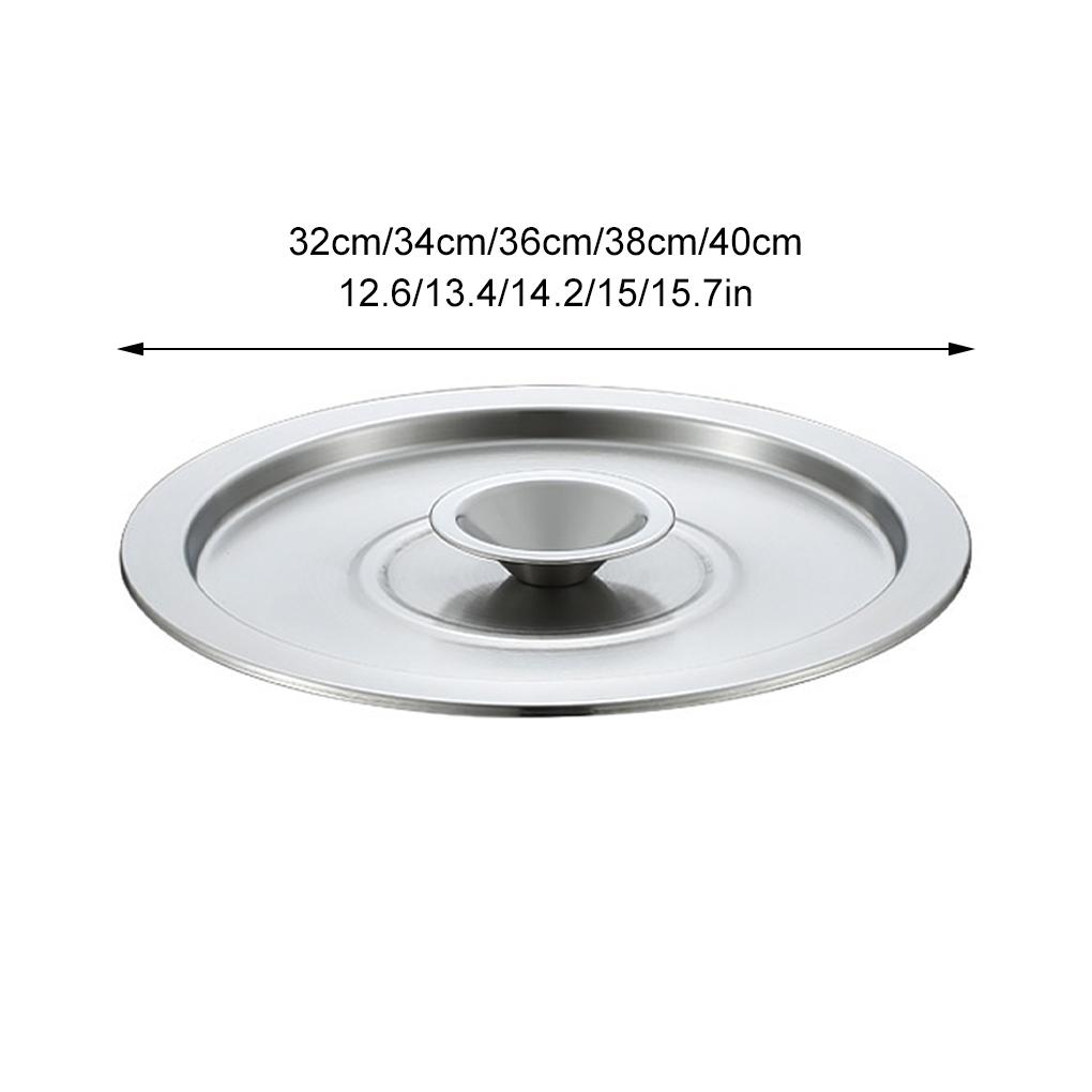 Heat-resistant Household Stir Fry Pot Cover Prevents Leakage With Edge Cover