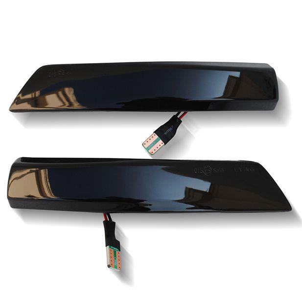 Compatible with Ford Focus/Mondeo/Fiesta/Kuga/Edge Rearview Mirror Blue Flowing Turn Signal Light