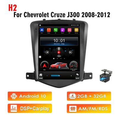Car Radio 2 Din Android Touch Screen For Chevrolet Cruze J300 2008-2012  4 Cores Carplay DSP Gps Navigation Multimedia Player 2+32GB