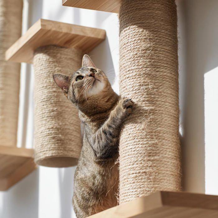 Corde en Jute - CREATIVE DECO - Torsadée - 5 m - Épaisseur 40 mm - Multi-usage