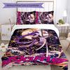 3pcs Custom Name Cartoon Genshin Impact Balzebub Bedding Set Duvet Cover Closure Includes 1 Duvet Cover & 2 Pillowcases for All Seasons Bedroom Decor