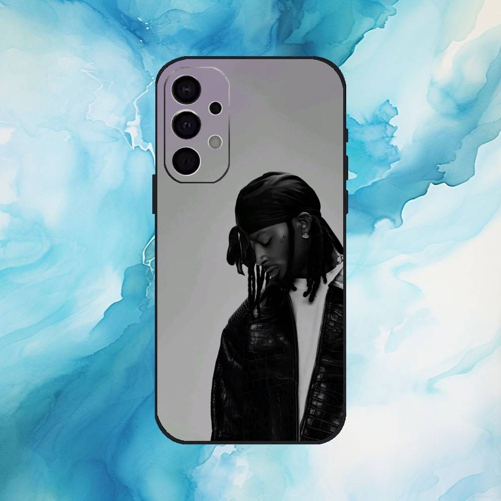 

Opium Rap Playboi Carti Phone Case For Samsung Galaxy A73,A72,A71,A70,A53,A52,A51,Soft Silicone Black Cover Samsung a52