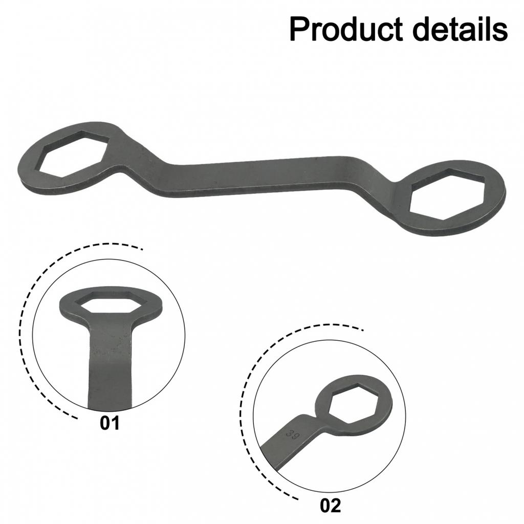 Clutch Removal Tool Double Head Wrench Pulley Hex Nut Wrench Easy To Use